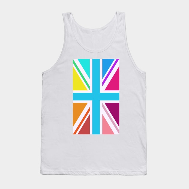 Multicolored Union Jack/Flag Tank Top by NataliePaskell